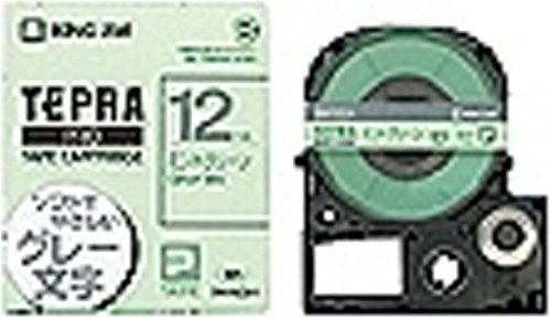 Casio （Nameland） - キングジム テープカートリッジ テプラPRO 12mm SW12GH ミントグリーン グレー文字
