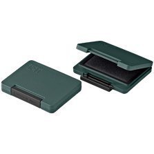 シャチハタ 強着スタンプ台 タート（プラスチック用）中形 黒