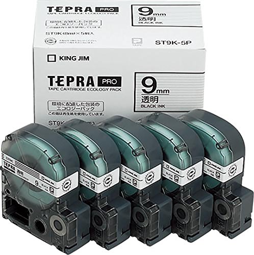キング テープカートリッジ エコパック トウ (ST9K-5P) (1箱)【送料無料】