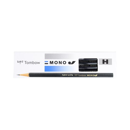 H - トンボ鉛筆 鉛筆 MONOJ H MONO-JH 1ダース (MONO-JH)