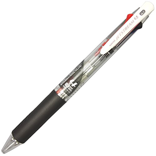 三菱鉛筆 - 三菱鉛筆 多色ボールペン ジェットストリーム 透明 0.7mm 4色 (SXE450007T)