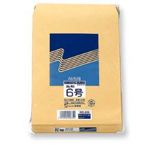 9 inches x 6.3 inches - 高春堂 ピース 角6クラフト85g/m2 100枚パック 635 (635K-6)