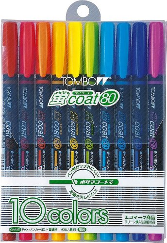 メーカー：トンボ品番：WA-SC10CJANコード：4901991641882つぶれにくいポリマコート芯で、ペン先が丈夫！10色のアソートパック。●インク色／黄、橙、黄緑、空色、桃、茶、赤、山吹、青、紫●インクの種類／水性顔料インク●種類／シングルタイプ●線幅／3．8mm●補充インク／WA−RI●仕様／ポリマコート芯、インク補充タイプ●単位（入数）／1パック（10色入）●メーカー品番／WA-SC 10C※1パック単位でお申し込み下さい。1.1cm×10.5cm×14.2cm【送料について】北海道、沖縄、離島は送料を頂きます。