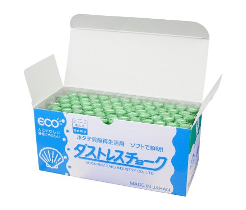 木板 - ダストレス ダストレスチョーク ミドリ (DCC-72-G) (1箱)