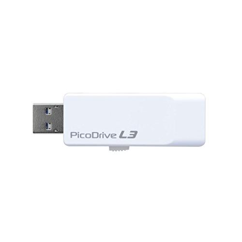 グリーンハウス USB3.0対応 USBメモリー ピコドライブ L3 64GB GH-UF3LA64G-WH