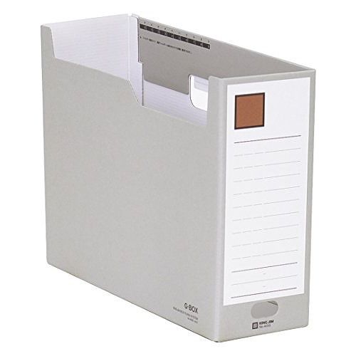 キング Gボックス 4033クレJANコード4971660427208書類を投げ込むだけでシステマチックに分類できる再生ボード製のボックスファイル。段ボール製　◆収納幅：100mm【送料について】北海道、沖縄、離島は送料を頂きます。