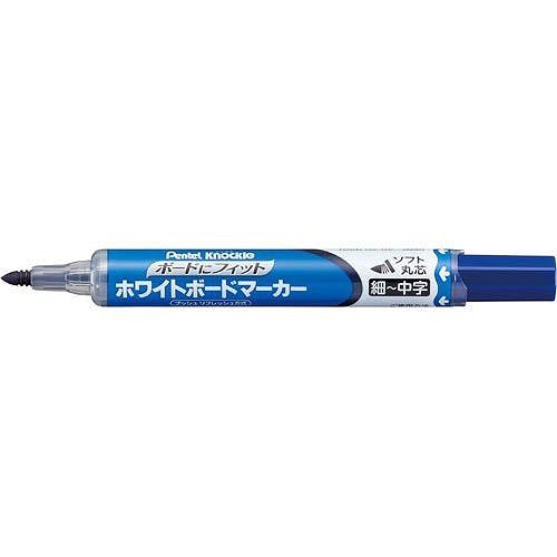 ぺんてる ノックルソフト丸細中字青 EMWL5SBF-C 1