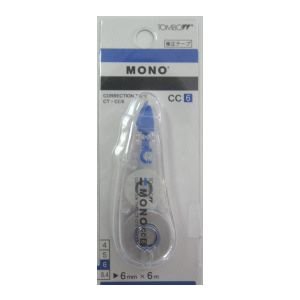 【商品型番】　CT-CC6　【商品説明】　●テープ幅／6mm●本体カラー／青●テープ色／白●テープ長さ／6m●単位／1個●メーカー品番／CT-CC6