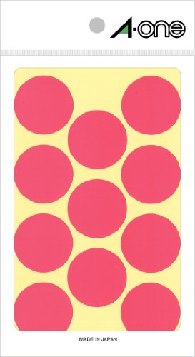 エーワン カラーラベル30MM 07238モモマル