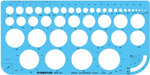 ステッドラー日本 円定規 976−01