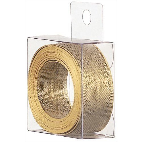包む テープ カットメタル T-5959-GOJANコード：4512427595985袋の口を可愛くしばったり、飾り付けのリボンにしたり、プレゼントのラッピングに便利です。サイズ：(太さ)約4mm×(長さ)約150mmカラー：青・黄緑・黄色・オレンジ・赤内容量：40本「包むファクトリー カットメタル ゴールド 18mm×3m巻」は、キラキラ感のある金色のリボンです。華やかなラッピングができます。【送料について】北海道、沖縄、離島は送料を頂きます。