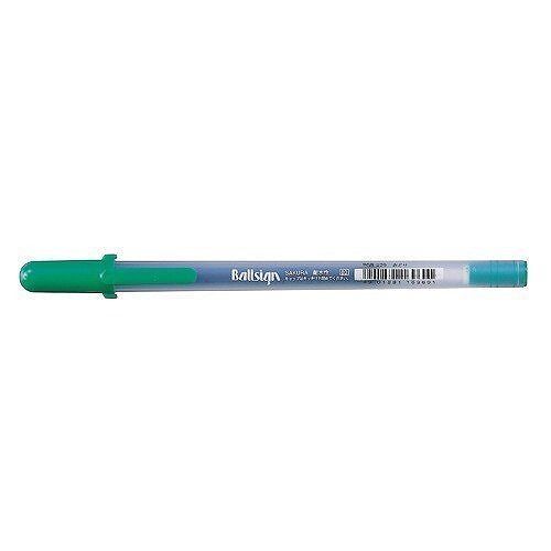 サクラ ボールサイン80 緑 PGB-29JANコード：4901881169601品番：PGB-29「かすれ・途切れなし」「ボタ落ちしない」「顔料インキで退色しない」という特性を持つボールサインの基本シリーズ。インクカラー：緑。0.6mmボール。サイズ：縦=152mm 横=11mm 。商品色傾向：緑。【送料について】北海道、沖縄、離島は送料を頂きます。