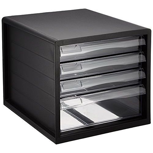 ナカバヤシ レターケース A4 ブラック A4E-04B