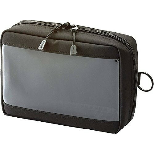 Storage Box - リヒト クリヤーボックスポーチ A6 ブラック F-7582-24