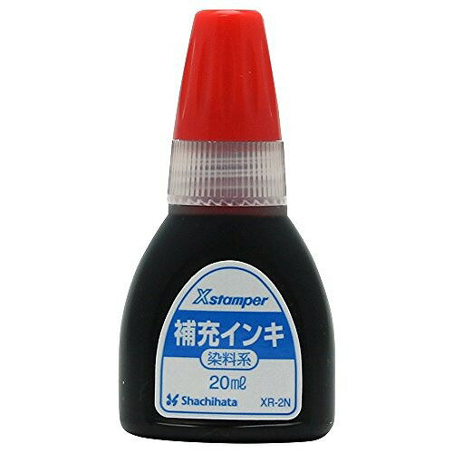 シャチハタ 染料系インキ20ML 赤 XR-2N アカ