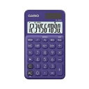 カシオ 電卓 10桁 (パープル)CASIO カラフル電卓 手帳タイプ SL-300C-PL