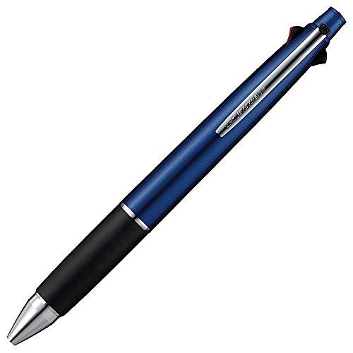 三菱鉛筆多機能ペンジェットストリーム4&10.38ネイビーMSXE5100038.9JANコード：4902778225448【ジェットストリーム4&1】4色ボールペンとシャープペンを搭載!洗練されたデザインも魅力【機能】1本でボールペン4色(黒・赤・青・緑)とシャープの機能が揃った多機能ペン【ジェットストリームインク搭載!】低い筆記抵抗でクセになるなめらかな書き味を実現【仕様】黒・赤・青・緑/ボール径:0.38mm+シャープ/芯径:0.5mm【サイズ】軸径13.7×厚さ18.5×全長148.8mm【重量】23.6g【送料について】北海道、沖縄、離島は送料を頂きます。