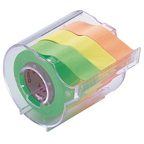 ヤマト 付箋 メモック ロールテープ カッター付き 15mm×10m RK-15CH-A