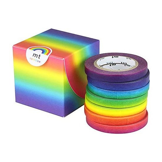 カモ井加工紙 MT マスキングテープ レインボーテープ MT07P001 1個