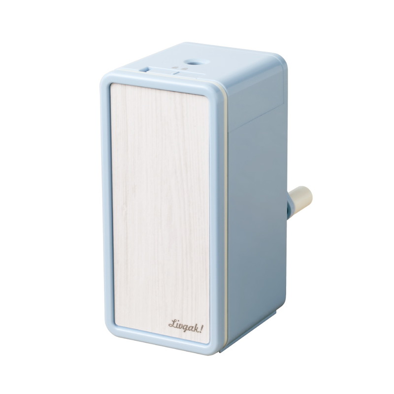 【正規販売店】 ソニック sonic リビガク トッピン タテ型 スリム 手動 鉛筆削り LV-4635-B ブルー 鉛..