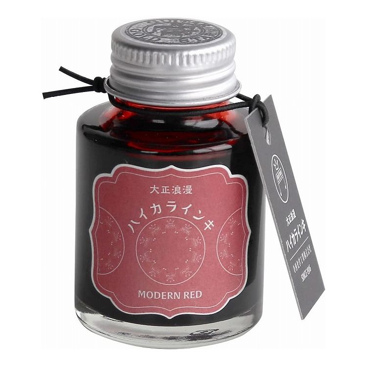 寺西化学 ハイカラインキ モダンレッド40ml ギター 大正浪漫 ハイカラインキ TRH-40ML-T60 万年筆用 水性染料 インキ(3)