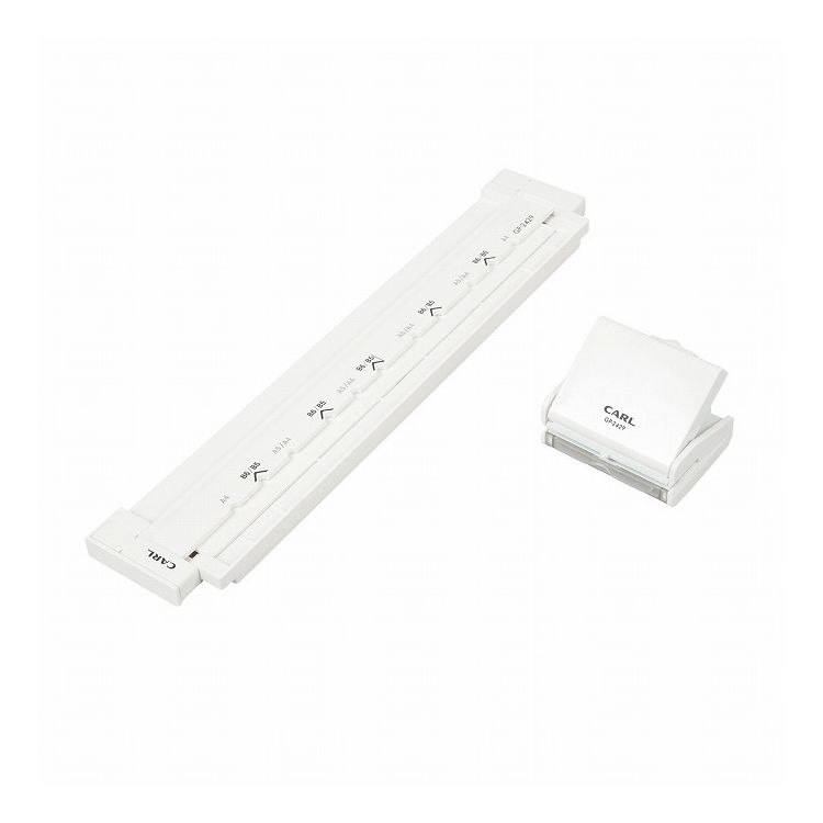 穴あけパンチ あなあけパンチ ゲージパンチ GP-2429 ルーズリーフ 穴あけ 5枚 B5 A5対応 ホワイト カール事務器