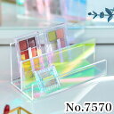 キングジム ルミリア マルチスタンド 7570 ペンスタンド オーロラ カラー アクリル製収納シリーズ アクリル 化粧品 文房具 スマートフォン リモコン 生活 雑貨 収納 整理 デスク 鉛筆入れ