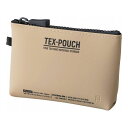 キングジム TEX-POUCH MINI へ- ベージュ TXP200ヘー ポーチ シリコン アウトドア マルチポーチ 文具 文房具【送料無料】