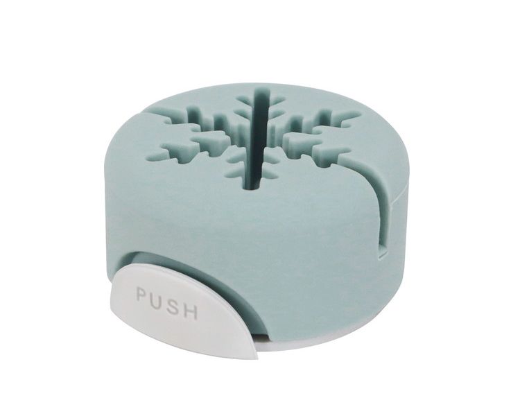 クツワ エアピタスタンド ミント AK059MT 置くだけピタッとたおれない! 空気のチカラでくっつく吸盤 ペンスタンド 文房具 くすみカラー かわいい プレゼント ギフト 女の子