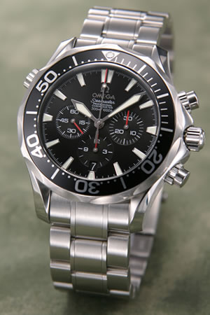 オメガ OMEGA 腕時計 シーマスター300 クロノグラフ ブラック 2594-52【送料無料】