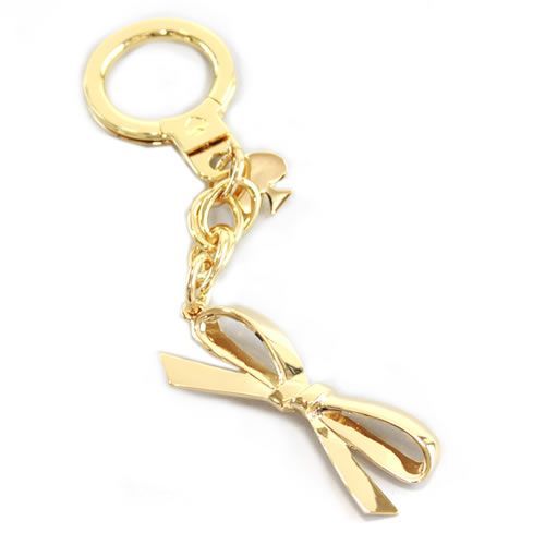 ケイトスペード KEY FOB FINISHING TOUCH bow keychain リボンモチーフ キーリング キーホルダー ≪2015SS≫ 1KRU0009 711 Goldのサムネイル