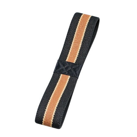 ランチバンド 極太 ブラック＆ブラウン(代引き不可)