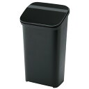 リス スムース ゴミ箱 ダストボックス ブッシュ 20L ブラック GBBH008(代引不可)【送料無料】(3)