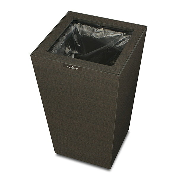 橋本達之助工芸 ゴミ箱 バスク BOSK ダストBOX スクエアM 角 ブラック(代引不可)【送料無料】 [3]