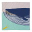 山田繊維 風呂敷 むすび ナガスクジラ 50cm ブルー 20011-103 katakata(代引不可)