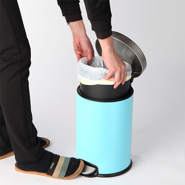 オーパス JAVA Effie ペダルビン ステンレス ゴミ箱 12L RE JH-8856TYP(代引不可)【送料無料】 [3]