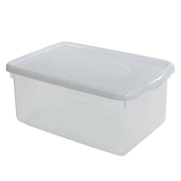 サンコープラスチック 日本製 収納ケース 幅35.9×奥行51.3×高さ23cm フタ付き プラスチック 収納ボックス スカイケース NO.500 SW(代引不可)【送料無料】