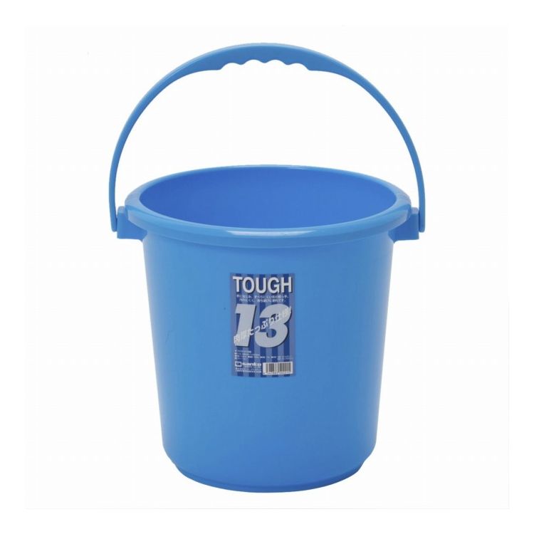 サンコープラスチック バケツ 本体 13L 目盛り付き 握りやすい ニュー タフバケツ ニュー タフバケツ 1..
