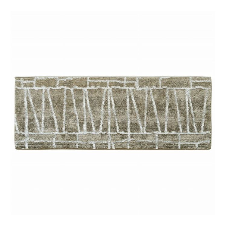 Kitchen Mats - キッチンマット マット Lugn 45×120cm ナチュラル オカトー(代引不可)