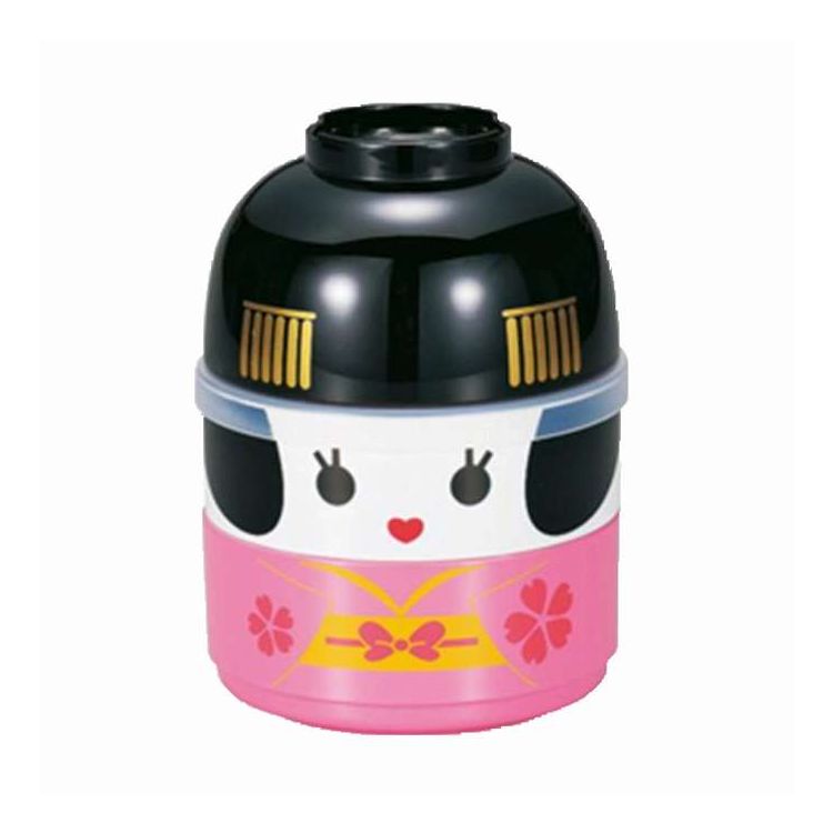 日本製 お弁当箱 2段 お椀付き こけし弁当 440ml ランチボックス イチロー 舞妓 たつみや(代引不可)