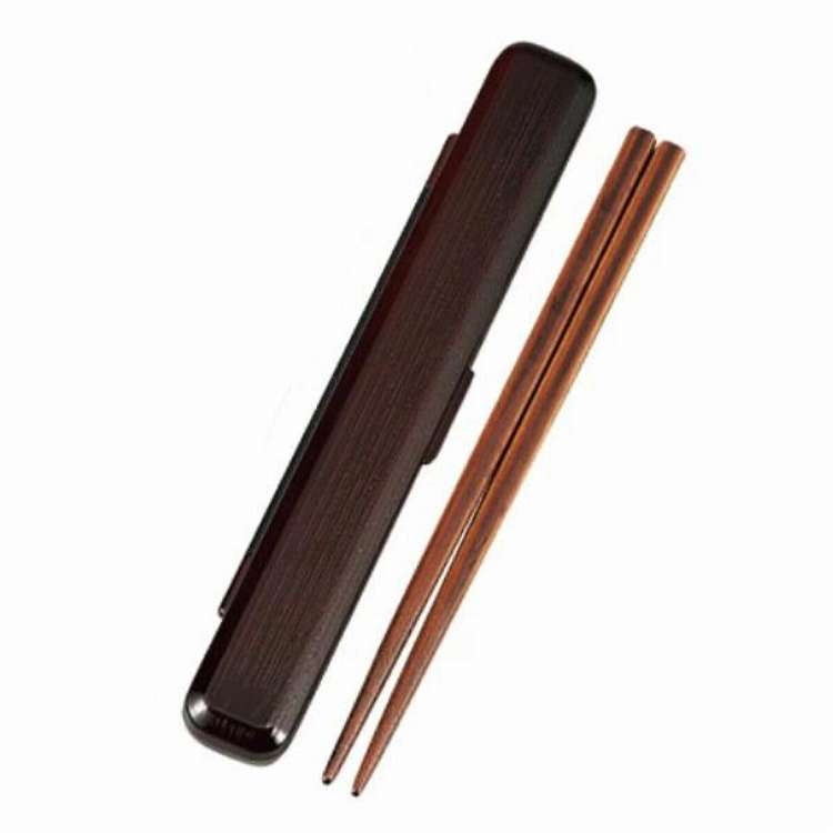日本製 箸箱セット 18cm 箸 箸箱 タメ たつみや(代引不可)