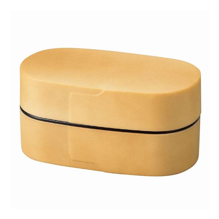 日本製 お弁当箱 わっぱ弁当 大 2段 900ml サンドベージュ たつみや(代引不可)【送料無料】