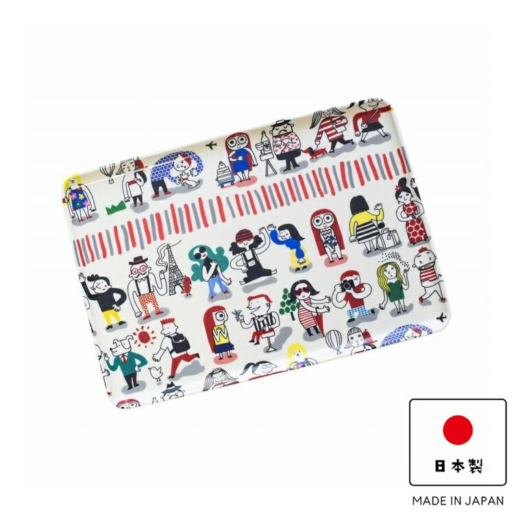 BILANC ビランク 日本製 トレー RiCONIC 布張り 30cm トレイ ホワイト(代引不可)【送料無料】