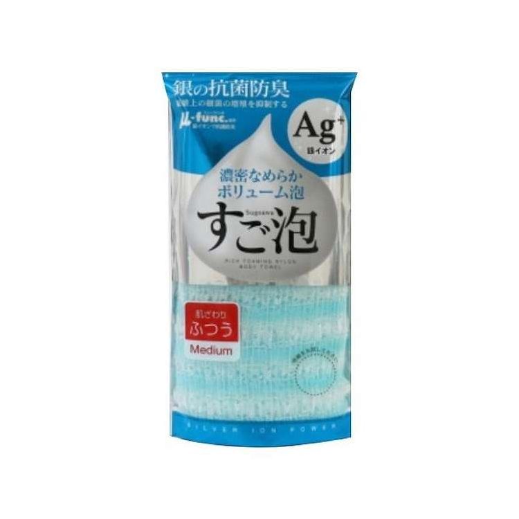 ボディタオル スゴアワギンコウキンナイロンタオルフツウ 東和産業(代引不可)【送料無料】