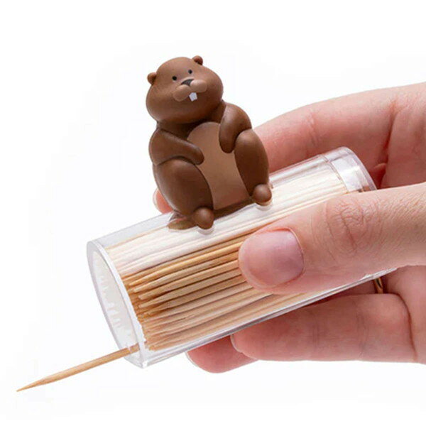 Peleg Designスつまようじ入れ Woody ピックホルダー ビーバー(代引不可)