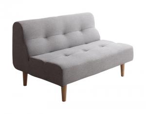 Separate Sofas - ダイニングソファ ダイニング ベンチ 背もたれ 北欧 ナチュラル 高さ調節できる ダイニングソファ単品 2P(代引き不可)【送料無料】