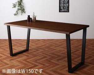 ダイニングテーブル ダイニング ヴィンテージテイスト スチール脚ダイニングシリーズ ダイニングテーブル単品 W120 組立設置付(代引き不可)【送料無料】