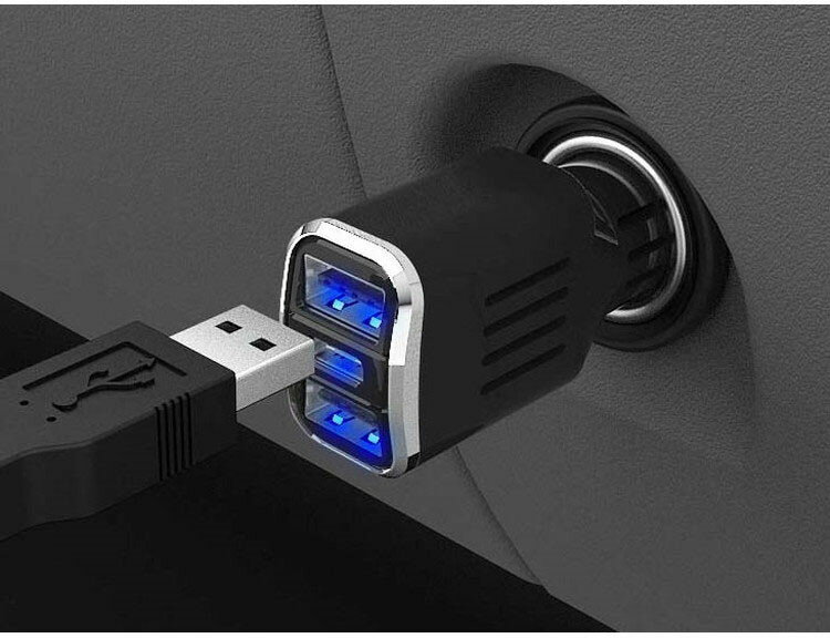 カシムラ DC-9A-USB 3ポート コンパクト DC-044【ポイント10倍】