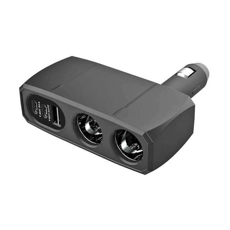 カシムラ 12/24V兼用 車載用電源増設ソケット USB-Aポート/USB Type-Cポート/DCソケットx2 USB PD(Power Delivery)規格対応 KX-239【ポイント10倍】【送料無料】