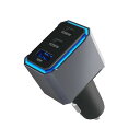 カシムラ 自動車用USB電源3ポート USB-Cx2(PD65+30W)/USB-Ax1(18W) 12V/24V車兼用 DC-063【ポイント10倍】【送料無...